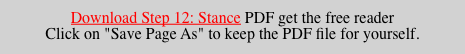 Download Step 12: Stance PDF